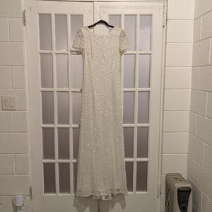 Adrianna Papel Wedding gown